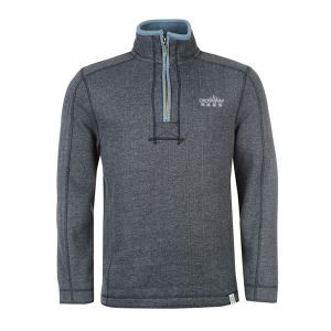 Grijs gemêleerd herensweatshirt